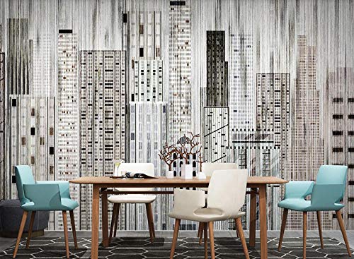 Papel Pintado Fotográfico Geometría de la arquitectura urbana Salón Dormitorio Despacho Pasillo Decoración murales decoración de paredes moderna 200x140cm/78.7x55.1in