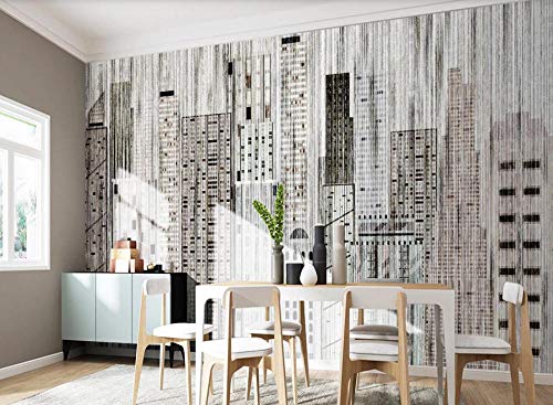 Papel Pintado Fotográfico Geometría de la arquitectura urbana Salón Dormitorio Despacho Pasillo Decoración murales decoración de paredes moderna 200x140cm/78.7x55.1in