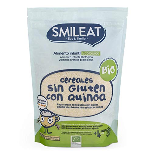 Papilla de cereales Sin Gluten con Quinoa Eco Smileat 200 g