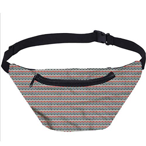 Paquete retro de Fanny con líneas angulares geométricas en la cintura, regalo para el intercambio de elefantes blancos, Navidad