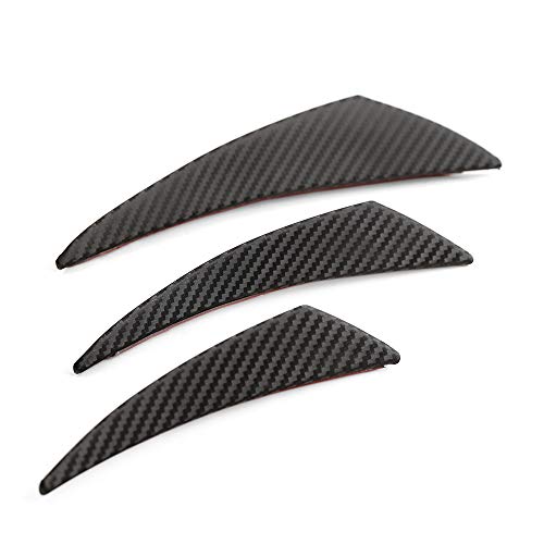 Parachoques Delantero Exterior Divisor de Labios Aletas Aletas del alerón Separador Spoiler Canard Tipo de Pasta de Valencia para reparación Mantenimiento Decoración