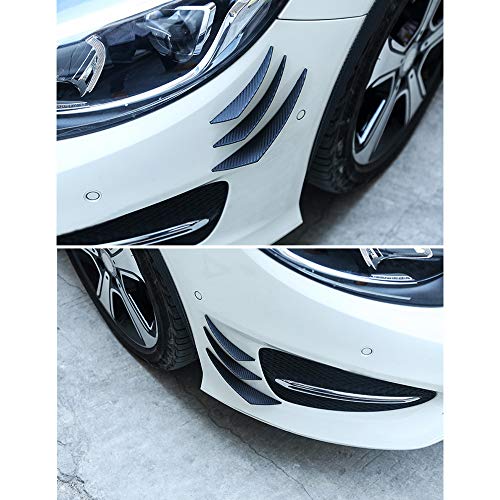 Parachoques Delantero Exterior Divisor de Labios Aletas Aletas del alerón Separador Spoiler Canard Tipo de Pasta de Valencia para reparación Mantenimiento Decoración