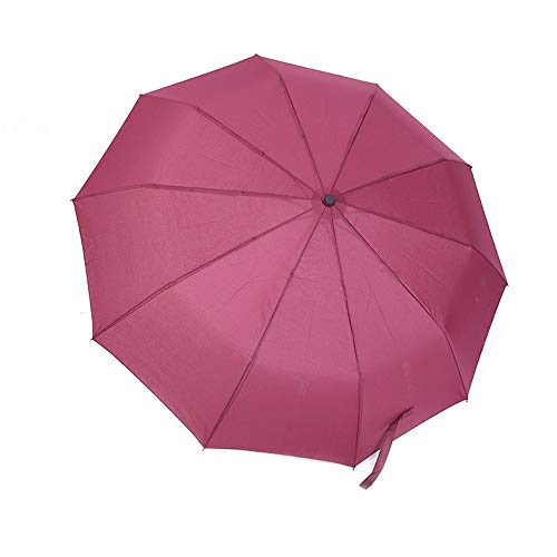 Paraguas Parasol automático de la compresa del Paraguas con la protección Ultravioleta del 95% para el Portable de la Lluvia de Sun Durable (Color : Azul, Size : Gratis)
