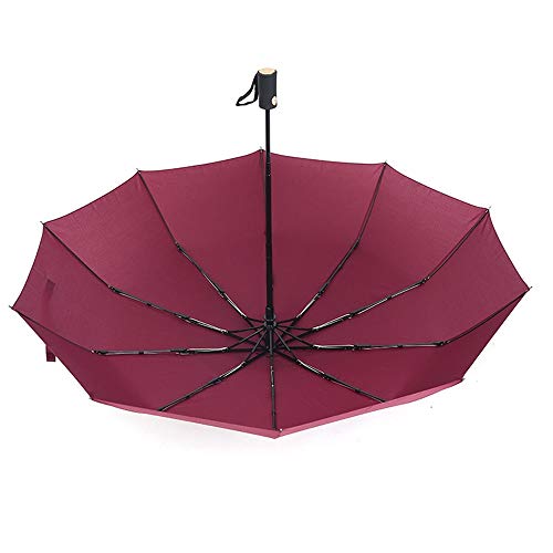 Paraguas Parasol automático de la compresa del Paraguas con la protección Ultravioleta del 95% para el Portable de la Lluvia de Sun Durable (Color : Azul, Size : Gratis)