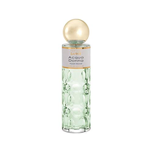 PARFUMS SAPHIR Acqua Donna - Eau de Parfum con vaporizador para Mujer - 200 ml