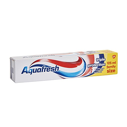 Pasta dental Aquafresh de triple protección, tamaño familiar, 125 ml por GSK