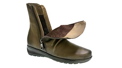 PAULA URBAN Botines con cuña 2-258 para Mujer (39 EU, Vison)