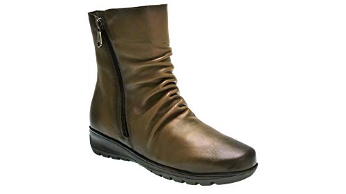 PAULA URBAN Botines con cuña 2-258 para Mujer (39 EU, Vison)