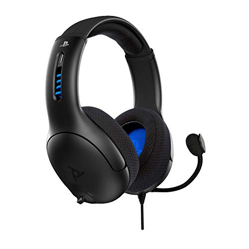 PDP - Auricular Stereo Gaming LVL50 Con Cable, Gris (PS4)