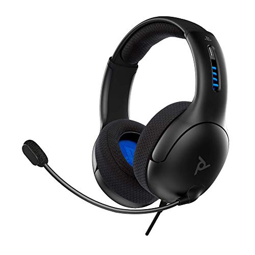 PDP - Auricular Stereo Gaming LVL50 Con Cable, Gris (PS4)