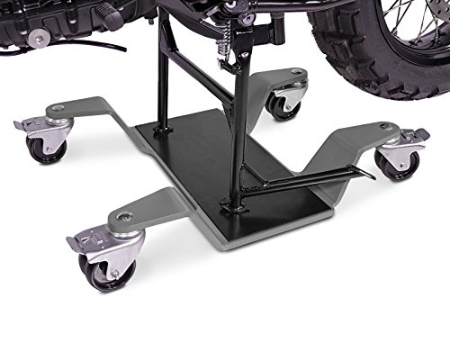 Peana aparcamiento para BMW R 1200 GS por Caballete Central ConStands Mover II, max. 400 kg, gris