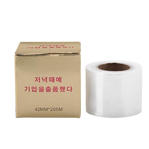 Película desechable para protección de tatuajes - Película elástica de cejas y labios, maquillaje de tatuaje Envoltura de plástico Película conservadora - para maquillaje de labios de cejas(A)