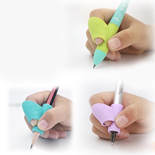 Pencil Grip,, 3 piezas/set los niños Lápiz Soporte pluma escritura ayuda agarre postura corrección herramienta nuevo (una variedad de opcionales)
