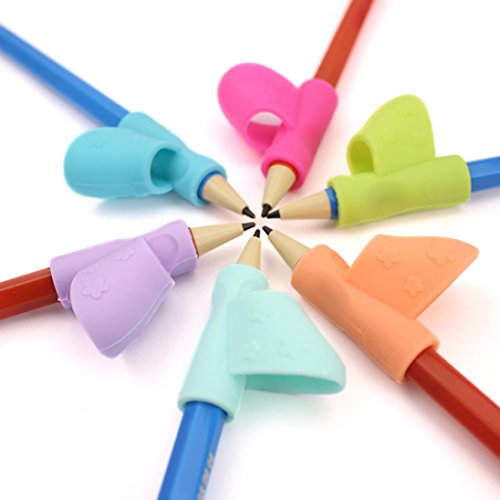 Pencil Grip,, 3 piezas/set los niños Lápiz Soporte pluma escritura ayuda agarre postura corrección herramienta nuevo (una variedad de opcionales)