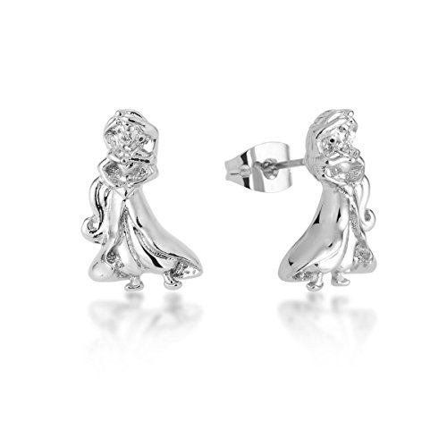 Pendientes con diseño de jazmín de Aladino con diseño de princesa de Disney