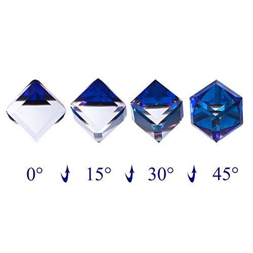 Pendientes Mujer, Pendientes Cristal Cubo, con Cristales de Swarovski, joyas para mujer