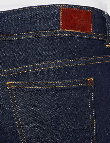 Pepe Jeans New Pimlico Vaqueros evasé, Azul (000denim 000), W33/L32 (Talla del Fabricante: 33) para Mujer