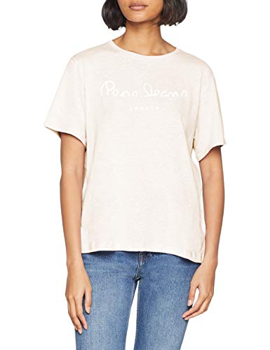 Pepe Jeans Victoria PL503975 Camiseta, (Mousse 808), Small para Mujer