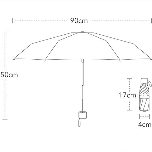 Pequeña serie de protectores solares portátiles, puede bloquear el 99% de los rayos ultravioleta, marco a prueba de viento, tamaño de la palma, fácil de poner en una bolsa pequeña, fuerte y duradera