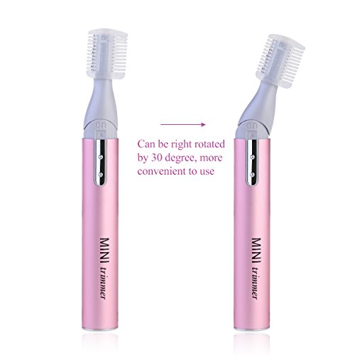 Perfilador de cejas Nuolux portátil, eléctrico, para mujer, ideal para afeitar y recortar las cejas