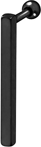 Perforación línea acero quirúrgico Oreja Piercing vigas