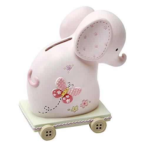 Petit Cheri colección resina elefante Hucha - azul