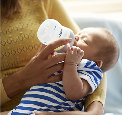 Philips Avent SCF690/27 - Pack de 2 biberones, tetina suave y flexible, anticólicos, PP 0% BPA, 125 ml, color transparente