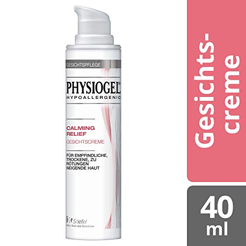 PHYSIOGEL Calming Relief Crema facial, hipoalergénica, reduce visiblemente las erupciones de la piel, 40 ml