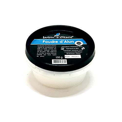 Piedra de Alumbre de Potasio En Polvo – 150 gr