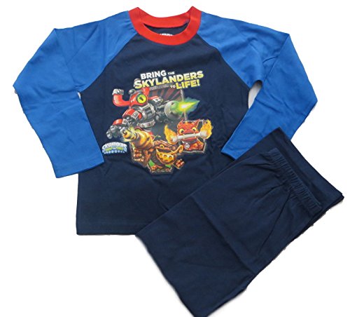 Pijama oficial de Skylanders 'Swap Force' (Edad 3 – 4), color azul