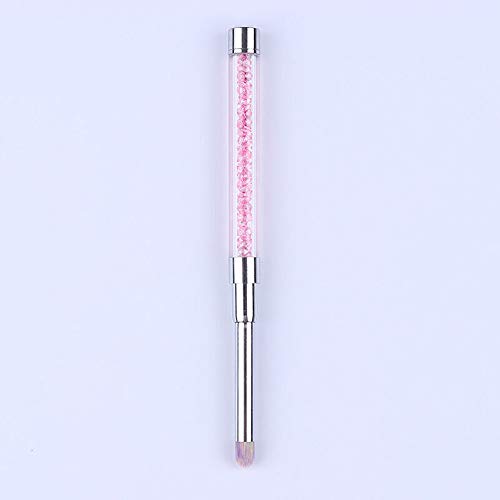 Pinceles de dibujo en forma de abanico, para mujer, diseño de pincel degradado, para arte de uñas, pintura de gel UV