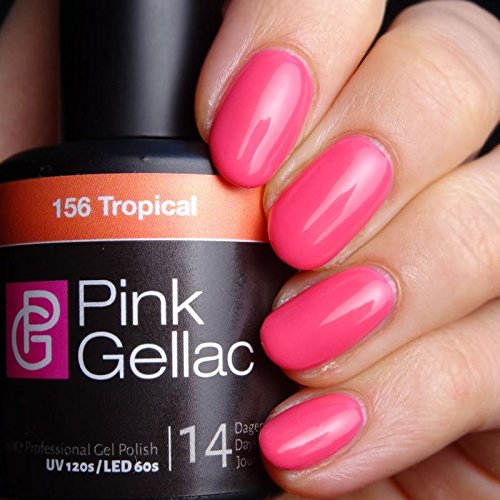 Pink Gellac 156 Tropical Color Esmalte Gel Permanente 14 días
