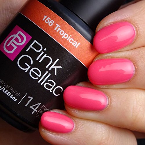 Pink Gellac 156 Tropical Color Esmalte Gel Permanente 14 días