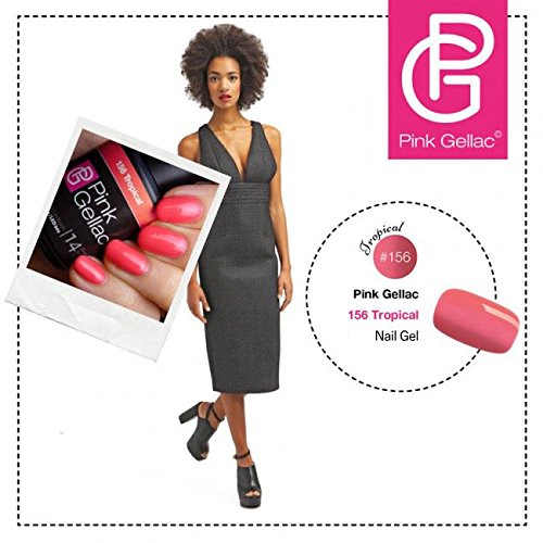 Pink Gellac 156 Tropical Color Esmalte Gel Permanente 14 días