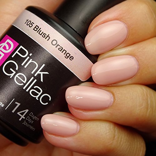 Pink Gellac - Esmaltes de uñas de gel, crudo vintage, 15 ml