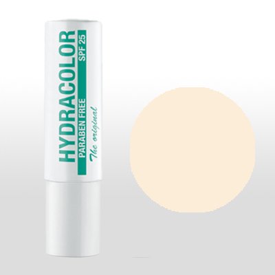 Pintalabios de Hydracolor, en colorless nude, lápiz labial perfectamente nutritivo con alto factor de protección solar, sin parabenos ni glicerina