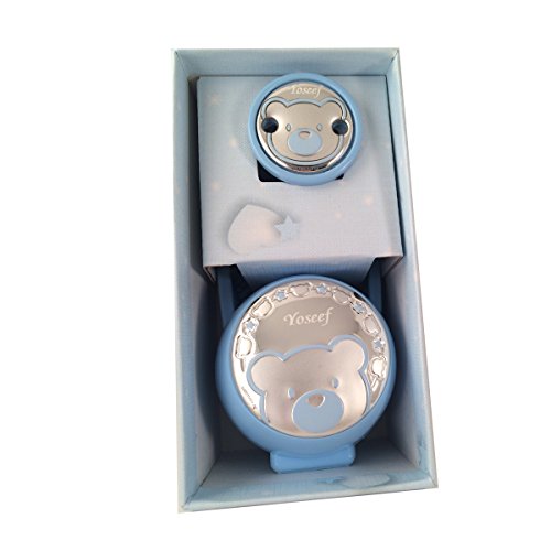 Pinza y guardachupete modelo osito PERSONALIZADO con nombre del niño