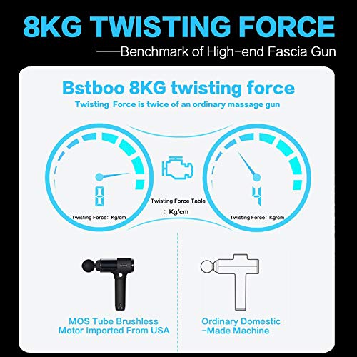 Pistola de masaje muscular hermosa práctica pistola de masaje de percusión para deportistas, dispositivo portátil de masaje de tejido para músculos y rigidez, dispositivo de masaje eléctrico portátil