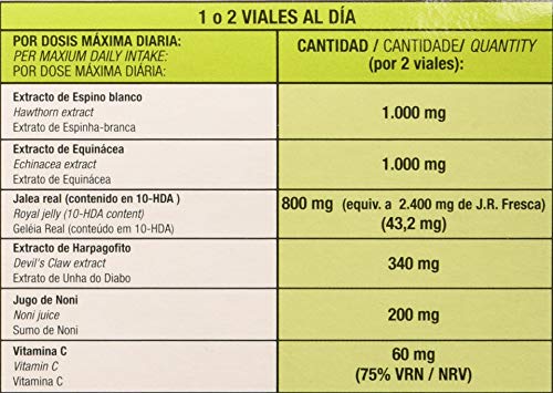 Plameca - Vittal in Adultos Jalea Real 20 Viales Bebibles de 10 ml