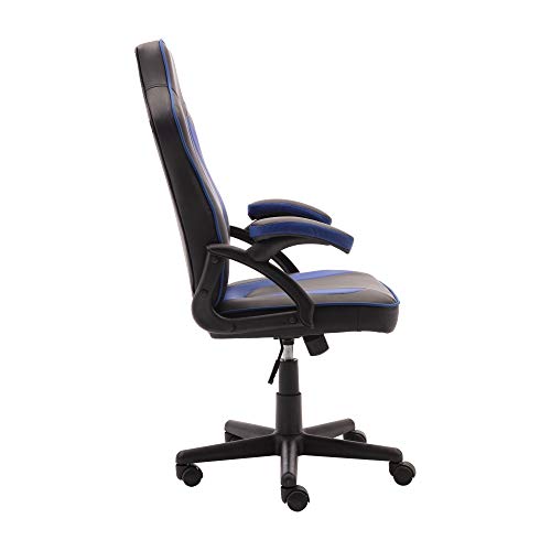 Play Haha. Silla de juegos de estilo de carreras, giratoria, silla de oficina, silla ergonómica para conferencias, silla de trabajo con soporte lumbar de piel sintética con silla de trabajo ajustable