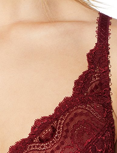 Playtex Flower Elegance con Aros Sujetador, Morado (Burdeos 08p), 110 (Tamaño del Fabricante:110B) para Mujer