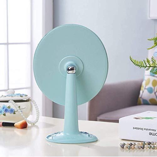 PLLP Espejo de Maquillaje, Espejo Europea de Escritorio Simple Creativa Encimera Manera Del Espejo Espejo Lindo Vestir Princesa de Belleza, 4 Colores,# 1 Blanco