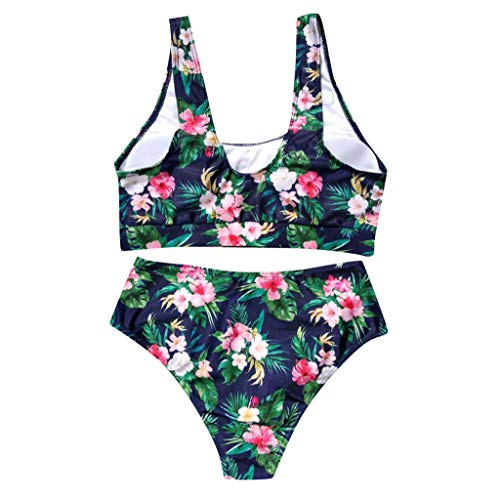 Poachers bañadores de Mujer Natacion 2 Piezas sujecion Traje de baño Mujer Cintura Alta Bikinis Mujer 2019 Push up Tanga Traje de baño Mujer Sexy Bikinis Mujer 2019 Braga Alta Ropa de baño