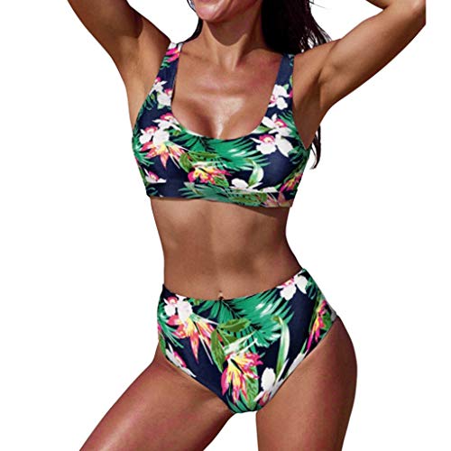 Poachers bañadores de Mujer Natacion 2 Piezas sujecion Traje de baño Mujer Cintura Alta Bikinis Mujer 2019 Push up Tanga Traje de baño Mujer Sexy Bikinis Mujer 2019 Braga Alta Ropa de baño