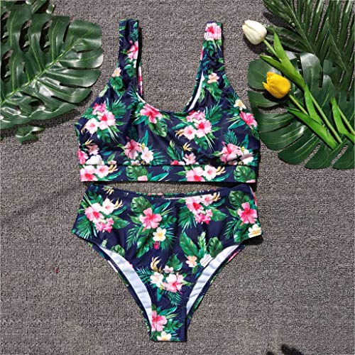 Poachers bañadores de Mujer Natacion 2 Piezas sujecion Traje de baño Mujer Cintura Alta Bikinis Mujer 2019 Push up Tanga Traje de baño Mujer Sexy Bikinis Mujer 2019 Braga Alta Ropa de baño