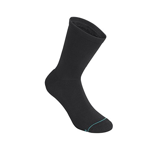 POC Resistance Strong Soc, Calcetines MTB para hombre, Negro (Uranium Black), Small/Size 37 - 38