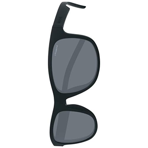 Polaroid PLD 6015/S Y2 YYV Gafas de sol, Negro (Black Rubber/Grey Pz), 51 Unisex Adulto