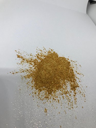 Polvo alimentario comestible, colorante de oro brillante, bote de 15 g