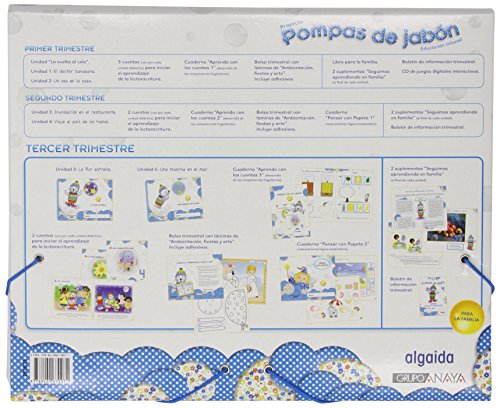 Pompas de jabón 4 años. 3º trimestre. Proyecto Educación Infantil 2º ciclo - 9788490670071