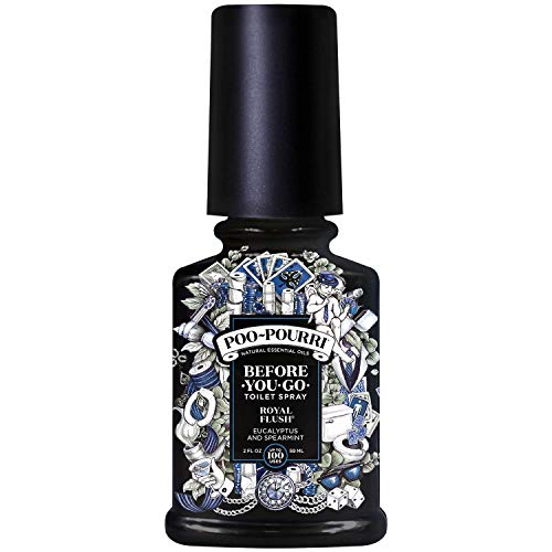 Poo Pourri el perfume para inodoro "before-you-go", 59 ml, el único spray 100% natural de aceites esenciales | Royal Flush